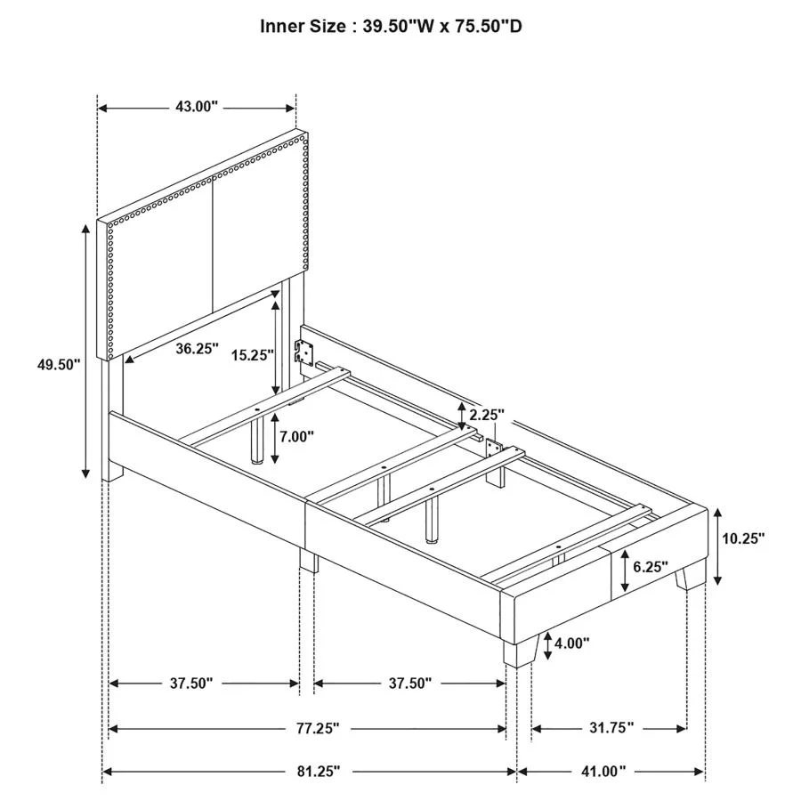 Boyd - Upholstered Panel Bed