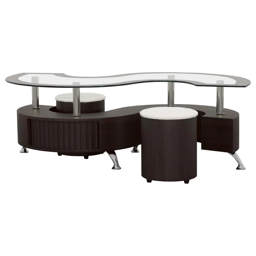 Buckley - 3 Piece Coffee Table And Stools Set