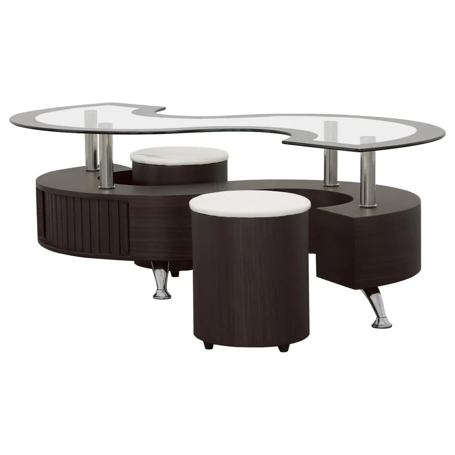 Buckley - 3 Piece Coffee Table And Stools Set