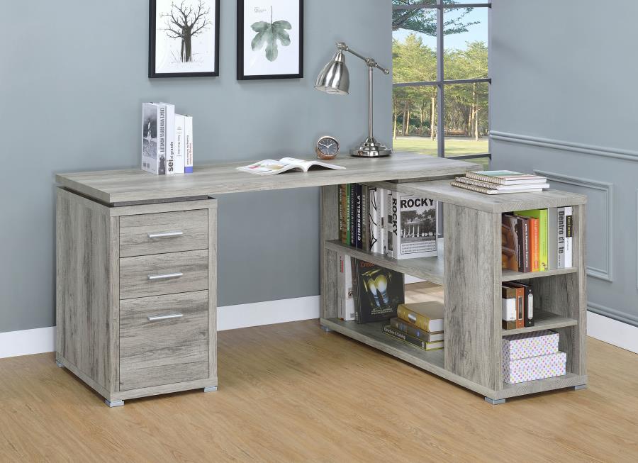 7111-yvette-3-drawer-l-shape-computer-desk-8.jpg Yvette - 3-Drawer L-Shape Computer Desk