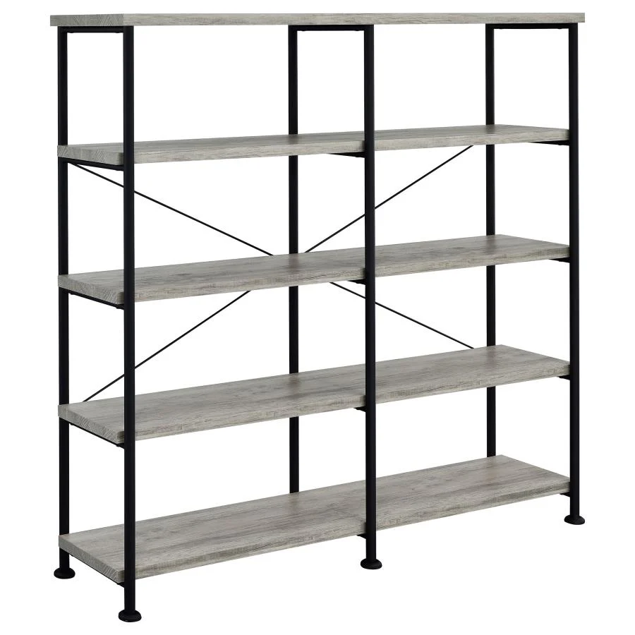 7116-analiese-4-shelf-double-bookshelf-2.webp Analiese - 4-Shelf Double Bookshelf