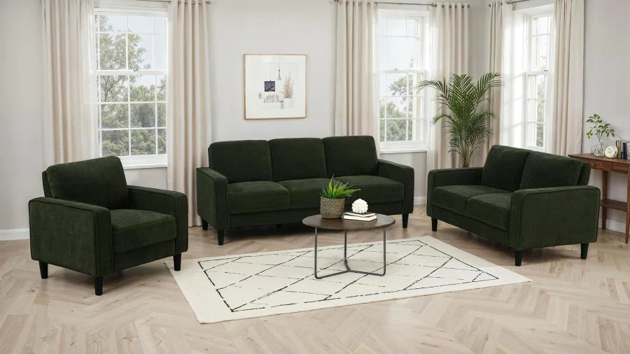 Ruth - Upholstered Track Arm Accent Chair