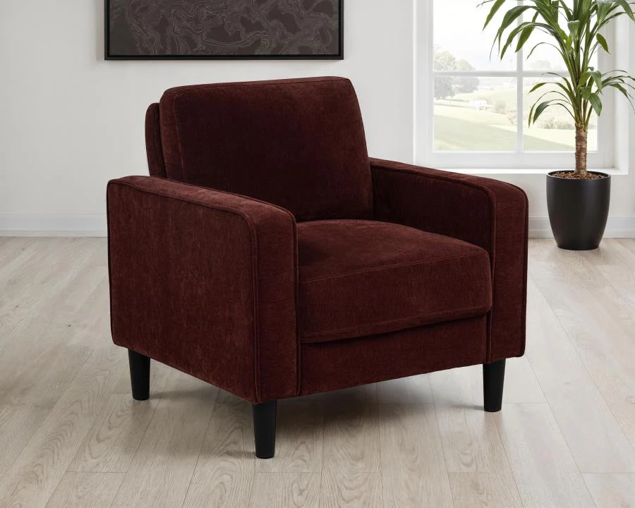 Ruth - Upholstered Track Arm Accent Chair