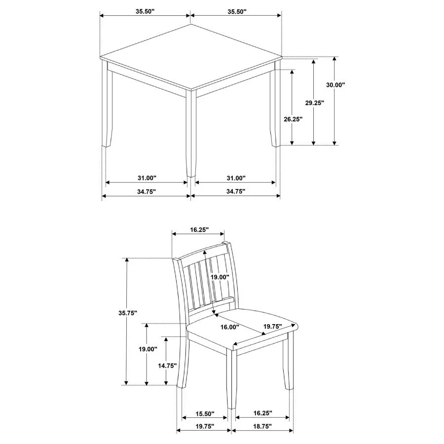 7151-parkwood-square-dining-table-set-25.webp Parkwood - Square Dining Table Set
