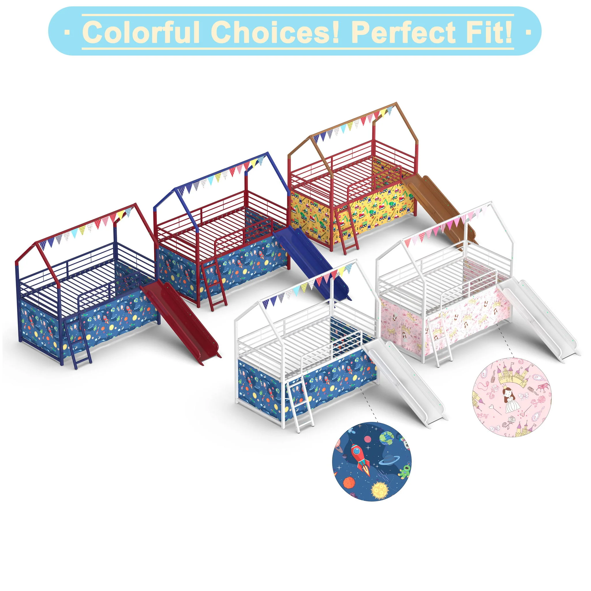716-jack-house-loft-bed-with-slide-and-curtain-set-20.webp Jack - House Loft Bed With Slide And Curtain Set