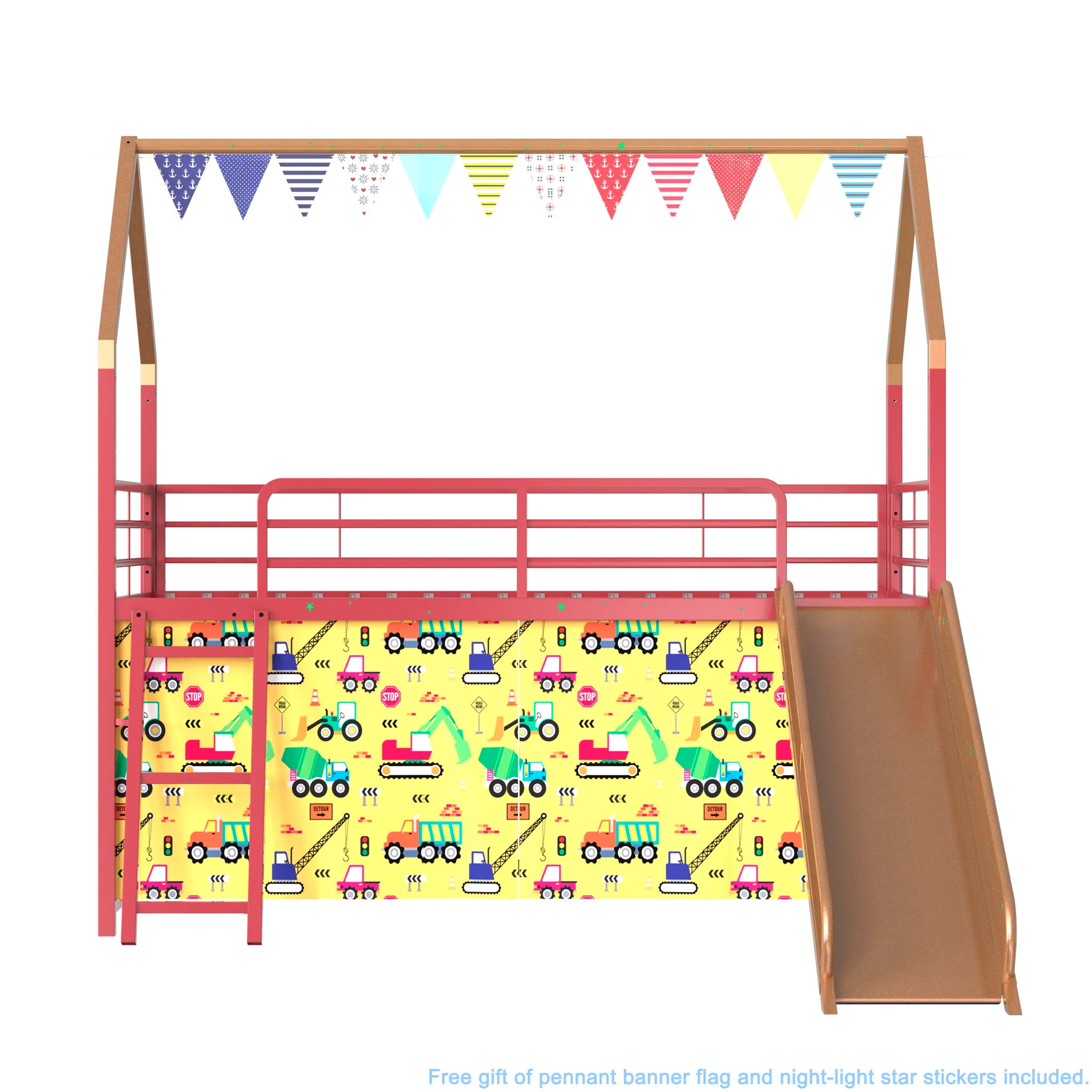 716-jack-house-loft-bed-with-slide-and-curtain-set-32.webp Jack - House Loft Bed With Slide And Curtain Set