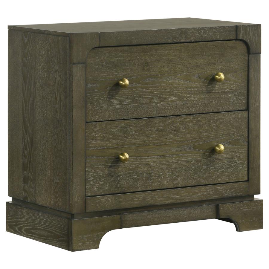 7164-gran-park-2-drawer-nightstand-bedside-table-dark-cocoa-1.jpg Gran Park - 2-Drawer Nightstand Bedside Table - Dark Cocoa