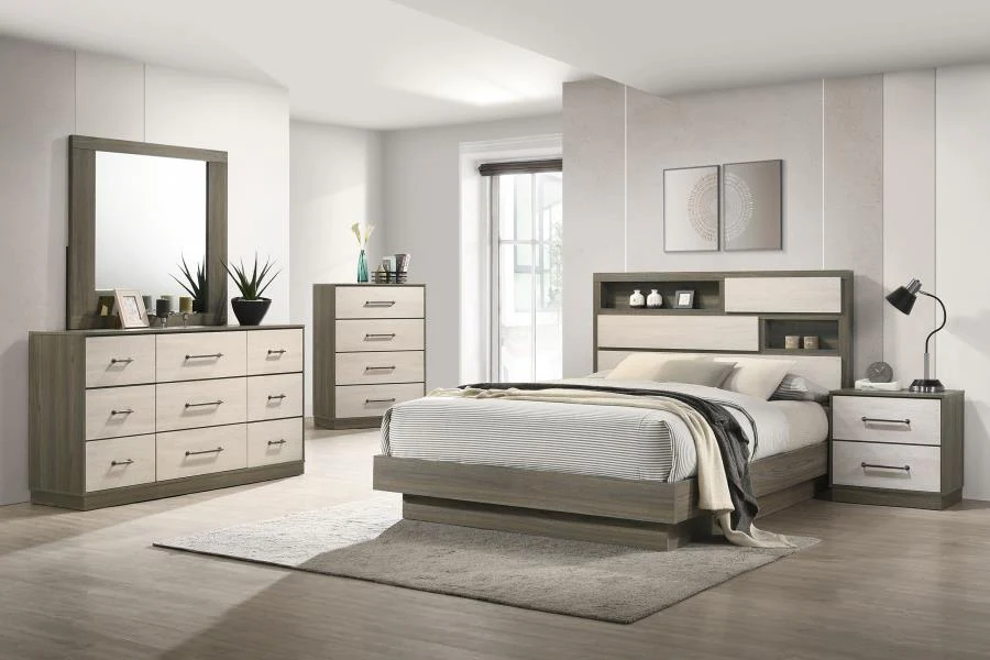 Fenwick - Bed Bookcase Headboard