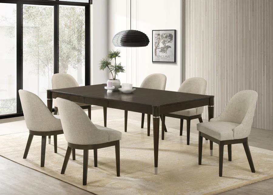 Reseda - Upholstered Dining Side Chair (Set of 2) - Beige