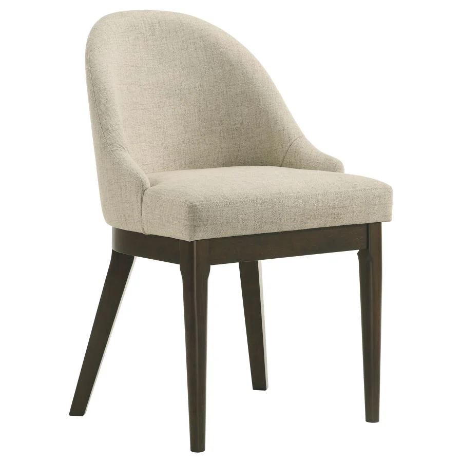 Reseda - Upholstered Dining Side Chair (Set of 2) - Beige