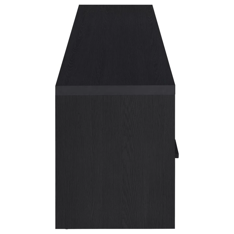 Murray - 70" 2-Door TV Stand Media Console - Black