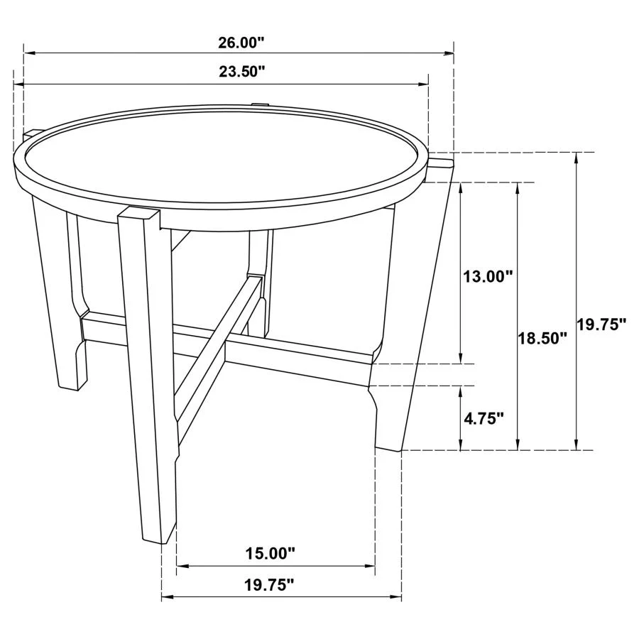 Cota - Solid Wood Coffee And End Table Set