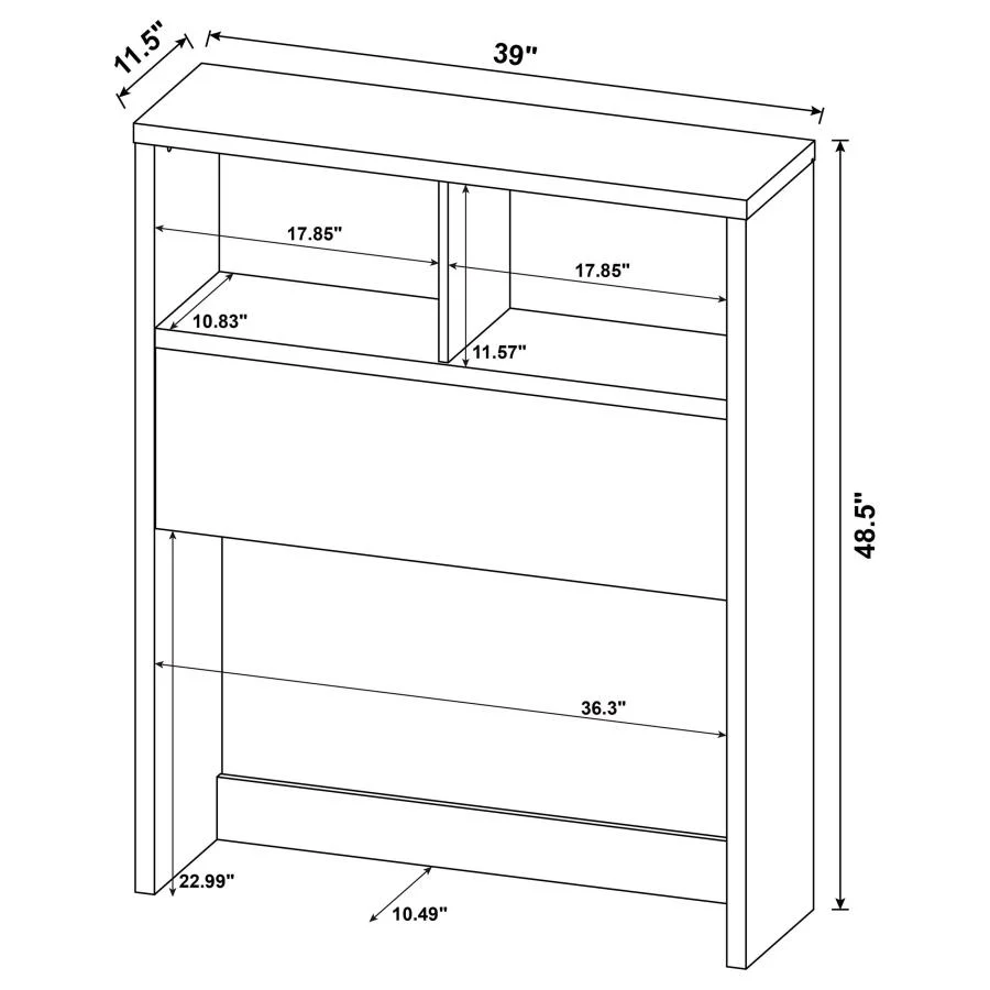 Westpark - Bookcase Headboard