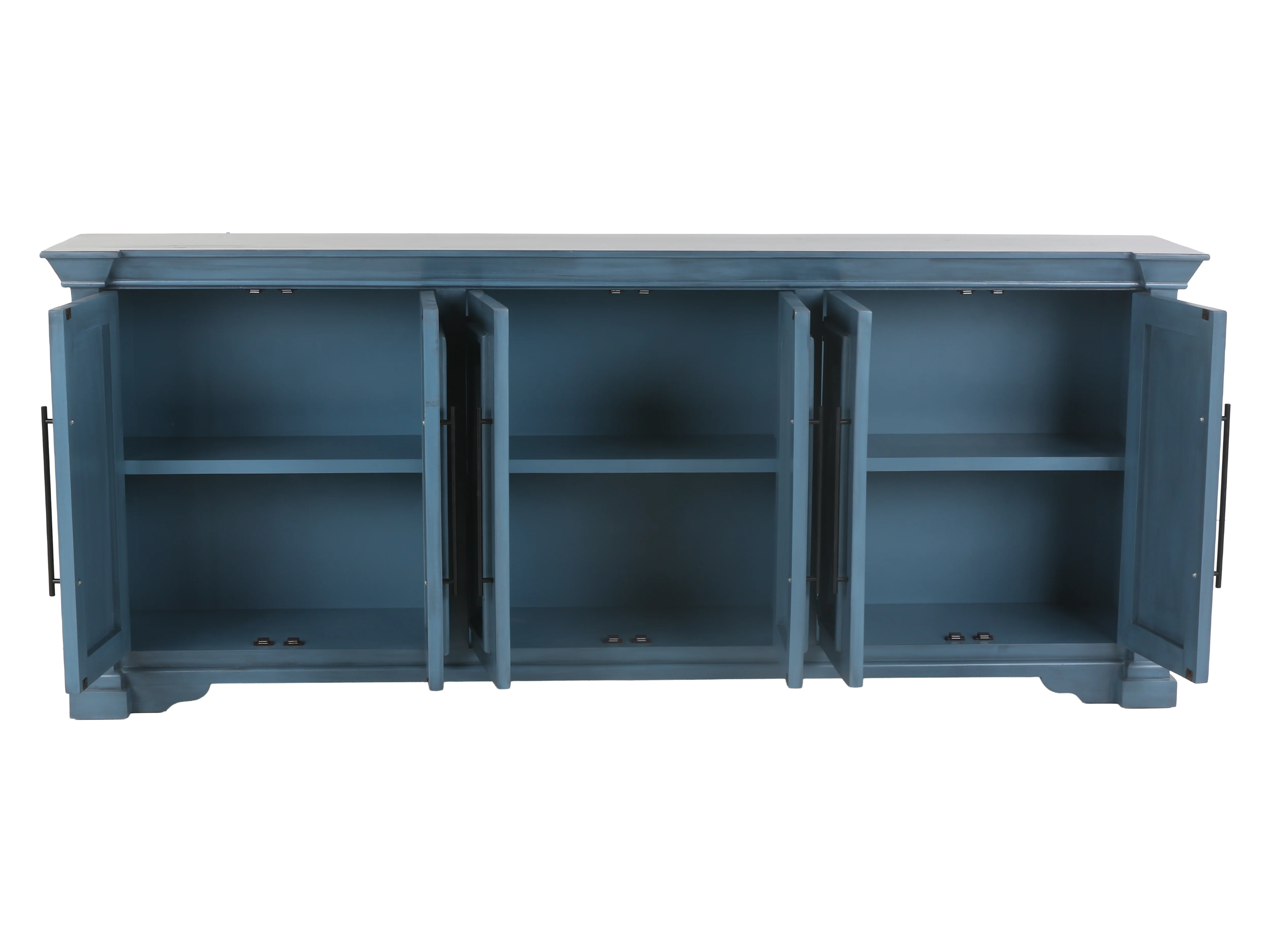 4-Door Sideboard with Diamond Panel Detailing