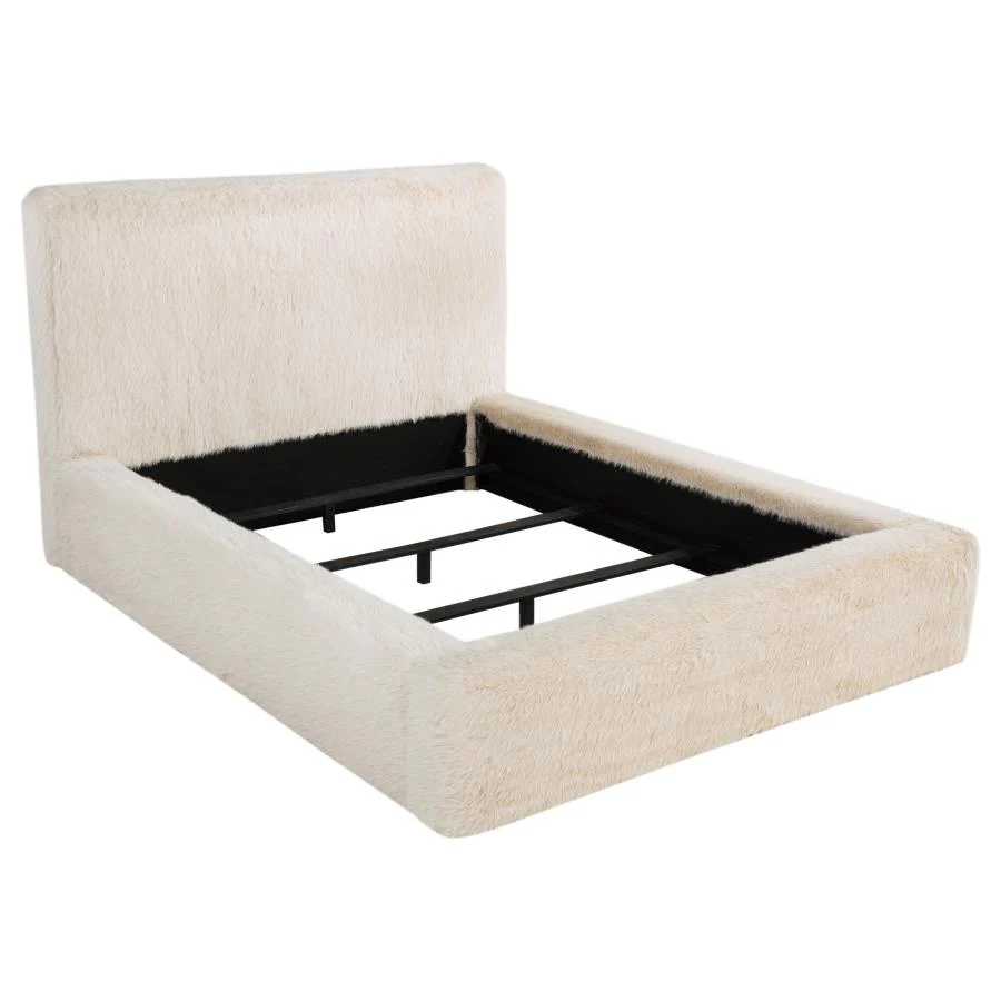 7255-rebecca-faux-fur-upholstered-bed-1.webp Rebecca - Faux Fur Upholstered Bed
