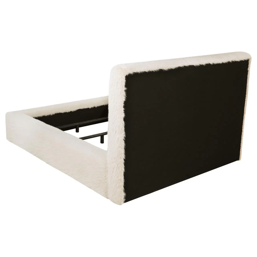 Rebecca - Faux Fur Upholstered Bed