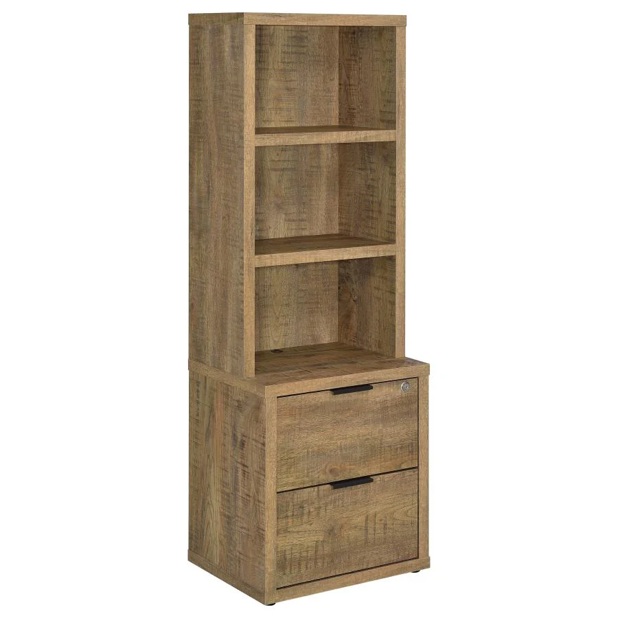 7259-westpark-3-shelf-bookcase-usb-and-lockable-drawer-1.webp Westpark - 3-Shelf Bookcase USB And Lockable Drawer