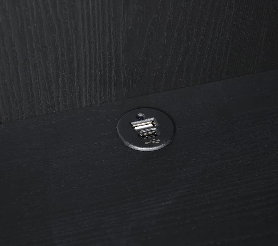 Westpark - 3-Shelf Bookcase USB And Lockable Drawer