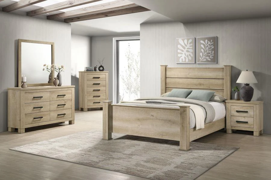 7263-oakglen-2-drawer-nightstand-bedside-table-weathered-oak-14.webp Oakglen - 2-Drawer Nightstand Bedside Table - Weathered Oak