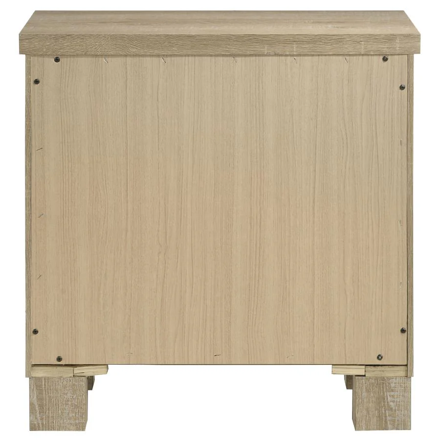 7263-oakglen-2-drawer-nightstand-bedside-table-weathered-oak-7.webp Oakglen - 2-Drawer Nightstand Bedside Table - Weathered Oak