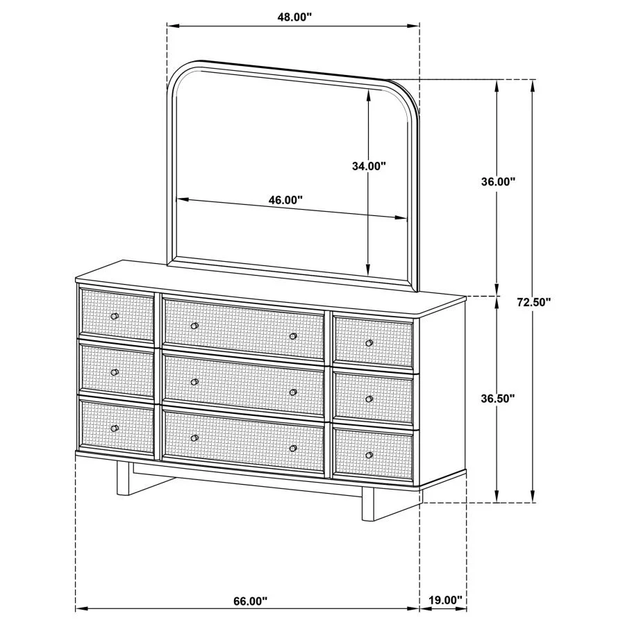 Kailani - 9-Drawer Dresser