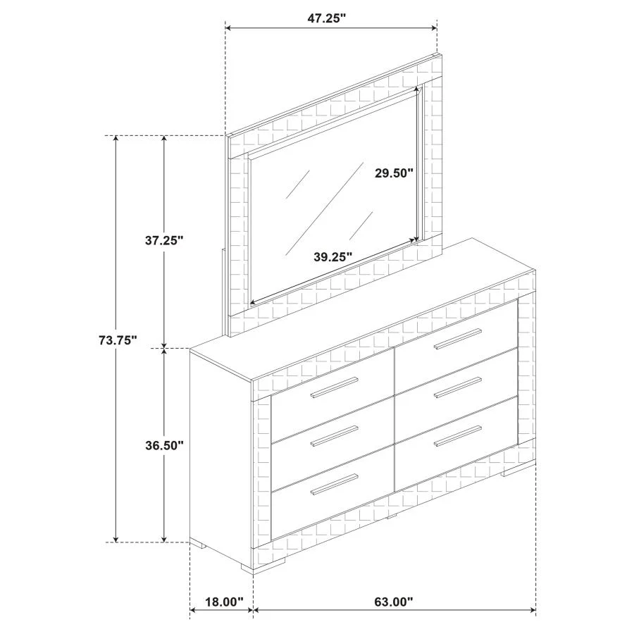 Ives - 6-Drawer Dresser