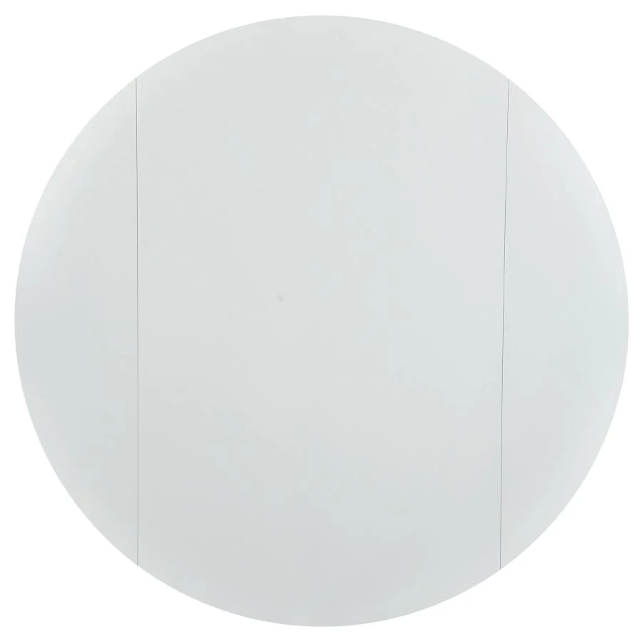 Bucknell - 3 Piece Round Drop Leaf Dining Table Set - White