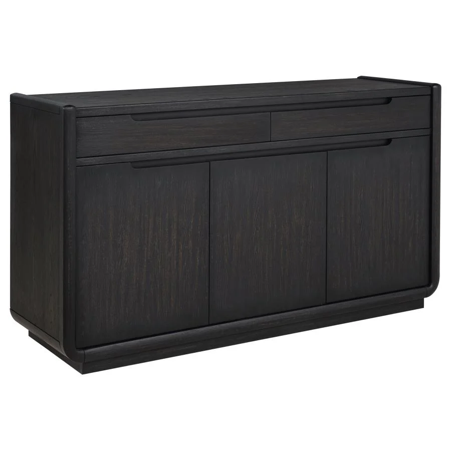 7300-leandro-2-drawer-dining-sideboard-server-burnished-black-1.webp Leandro - 2-Drawer Dining Sideboard Server - Burnished Black