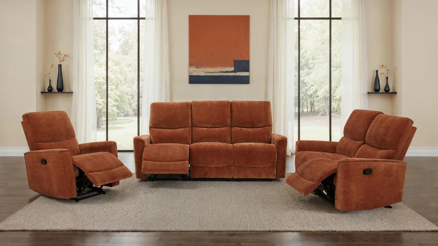 Navarro - Chenille Upholstered Glider Recliner
