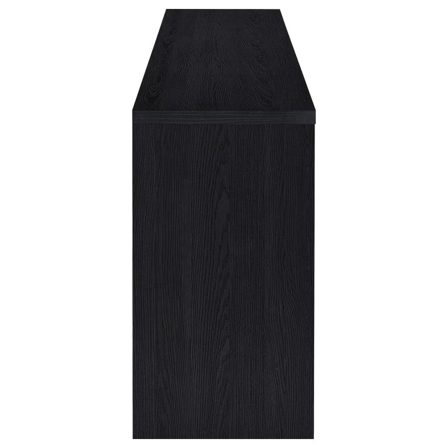 Denison - 79" 4-Door TV Stand Media Console - Black