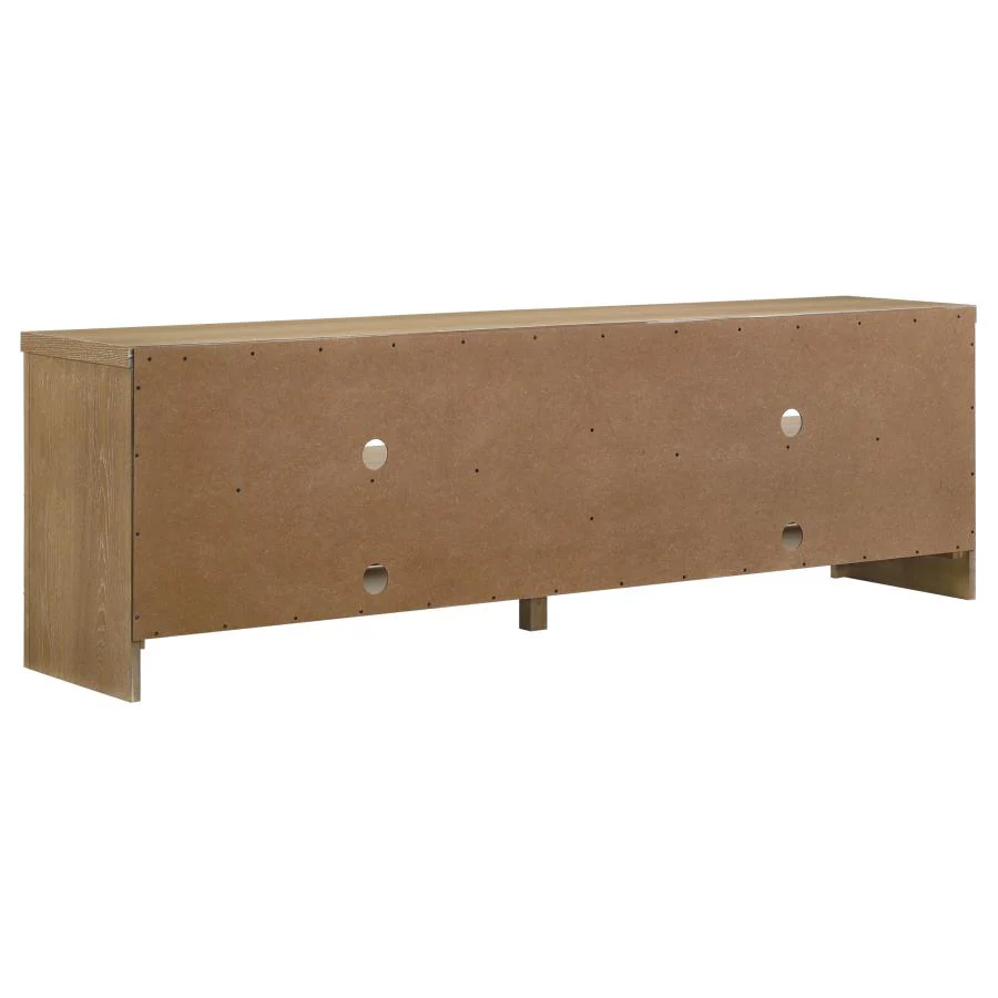 Brenham - 79" 4-Door TV Stand Media Console - Washed Oak