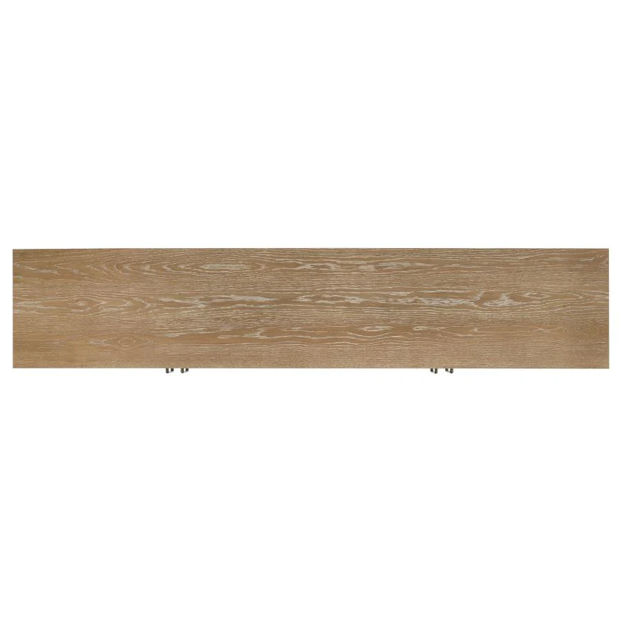 Brenham - 79" 4-Door TV Stand Media Console - Washed Oak