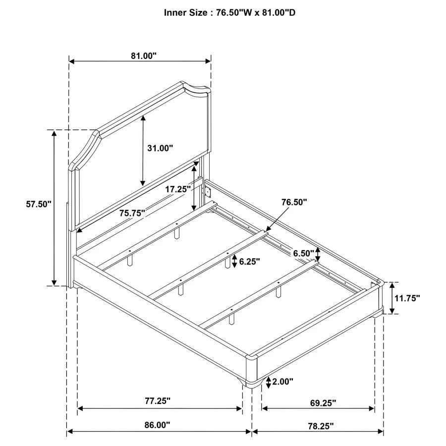 Garland - Panel Bed