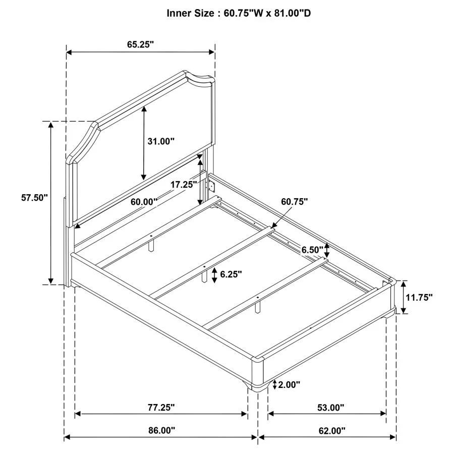 Garland - Panel Bed
