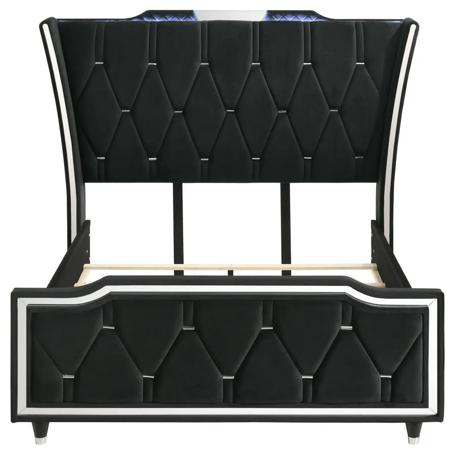 Lorient - LED Upholstered Bed