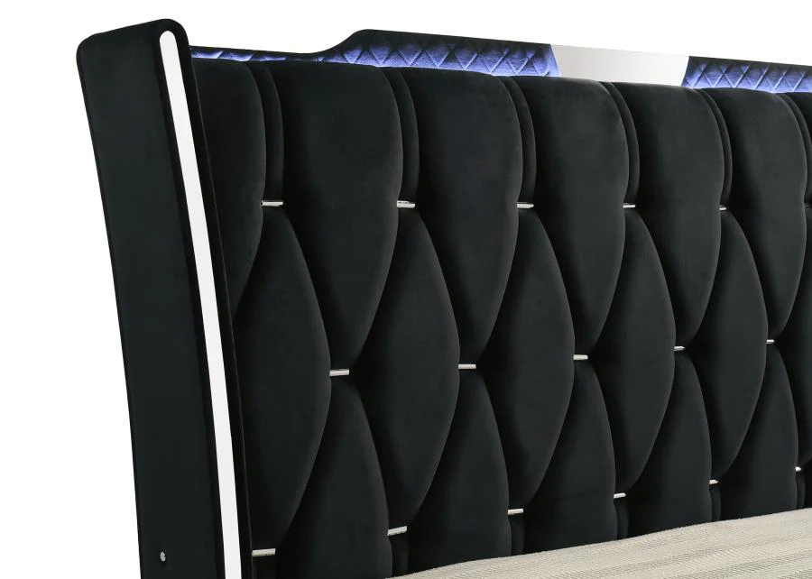 Lorient - LED Upholstered Bed