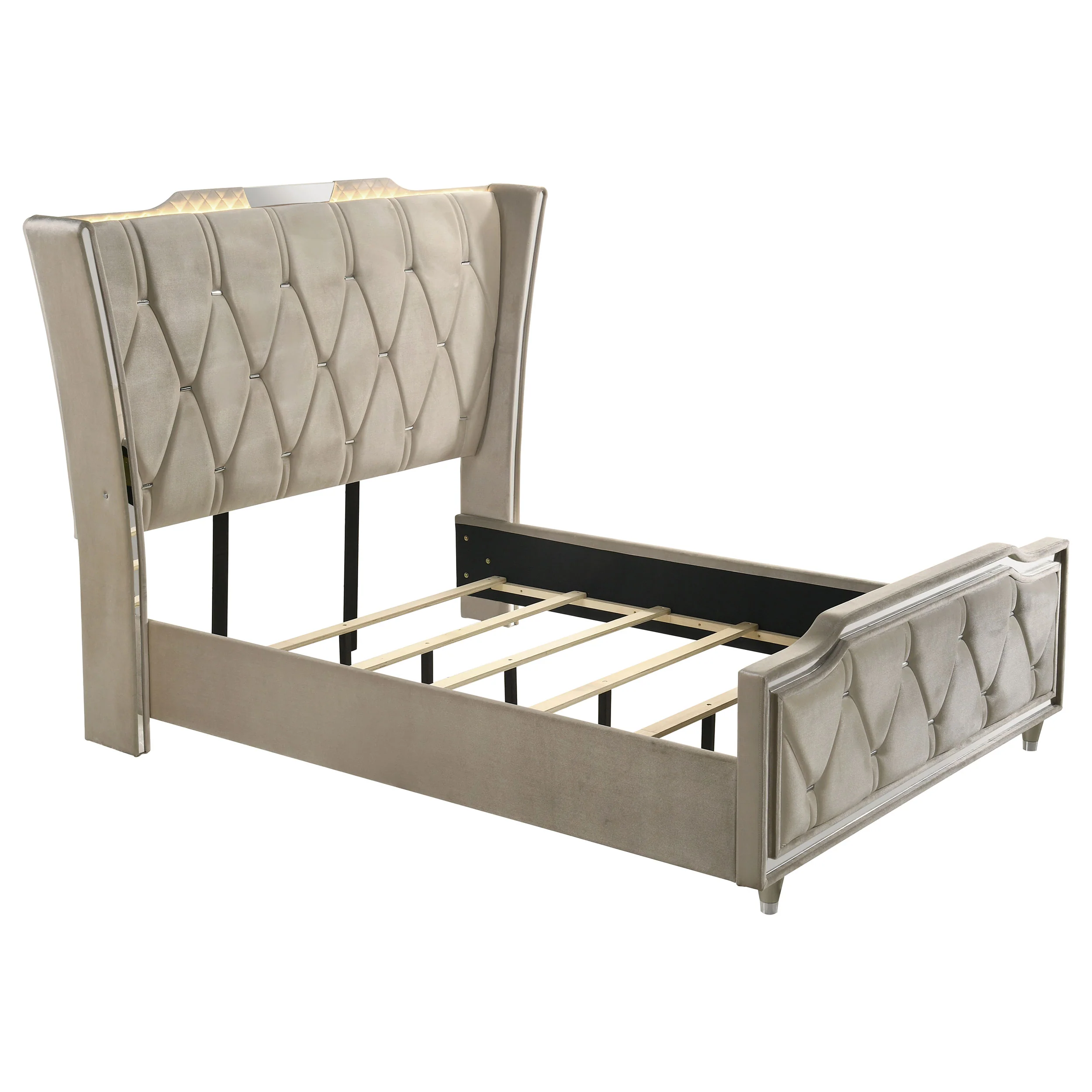 Lorient - LED Upholstered Bed
