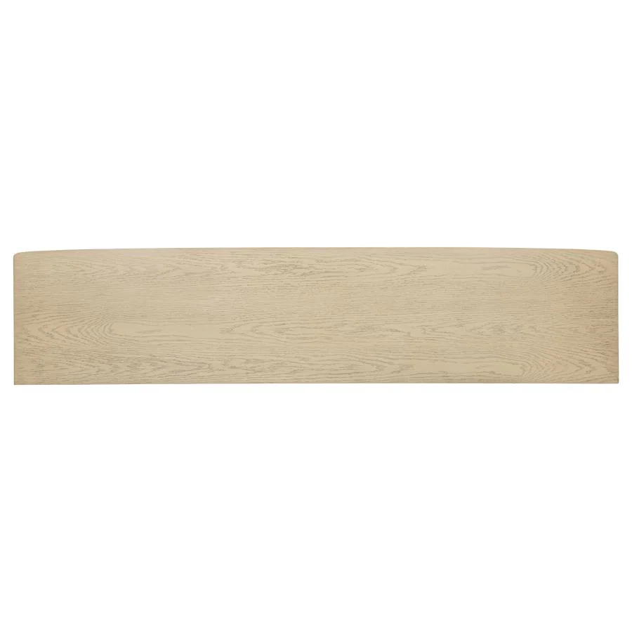 Kailani - 79" 4-door Cane TV Stand Media Console - Beige Oak