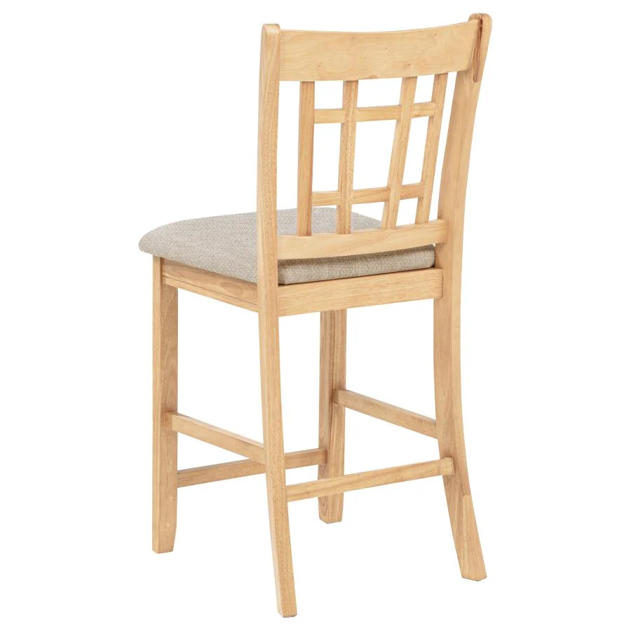 7357-lavon-5-piece-oval-counter-height-dining-set-light-oak-11.webp Lavon 5-piece Oval Counter Height Dining Set Light Oak