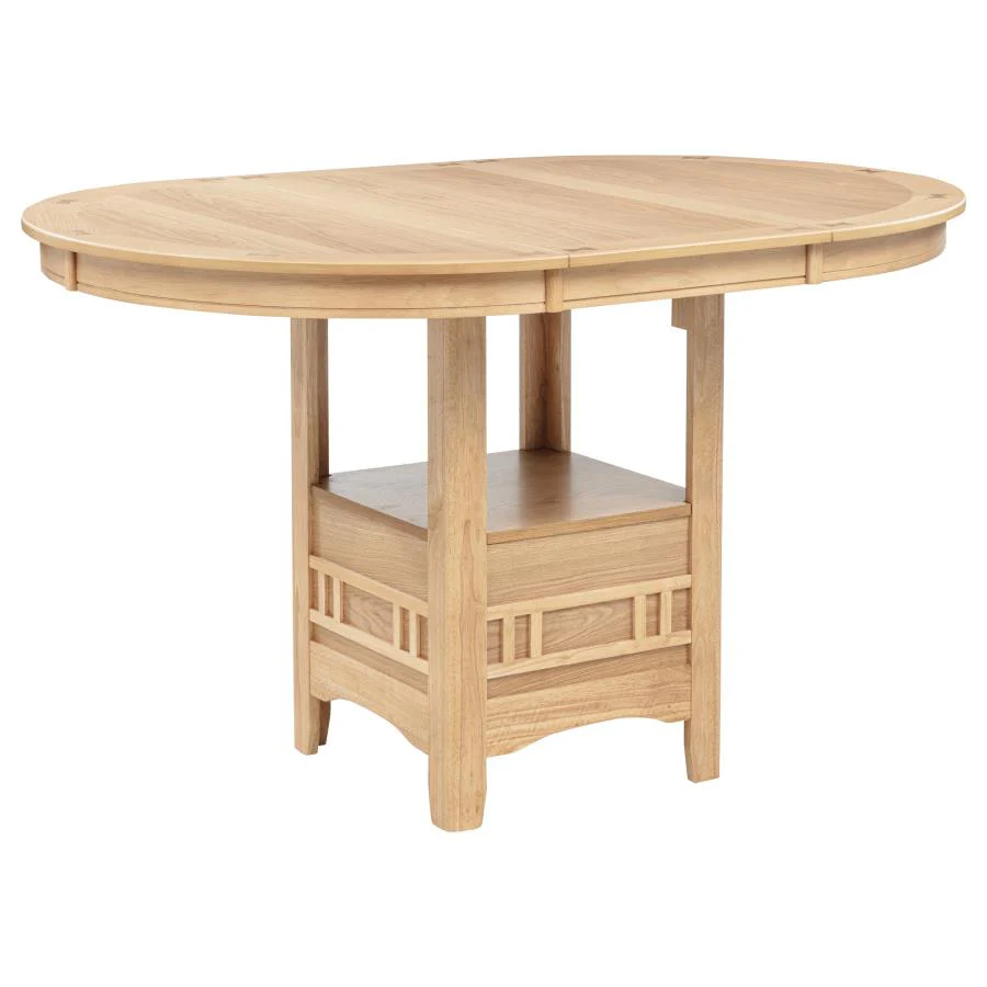 7357-lavon-5-piece-oval-counter-height-dining-set-light-oak-2.webp Lavon 5-piece Oval Counter Height Dining Set Light Oak