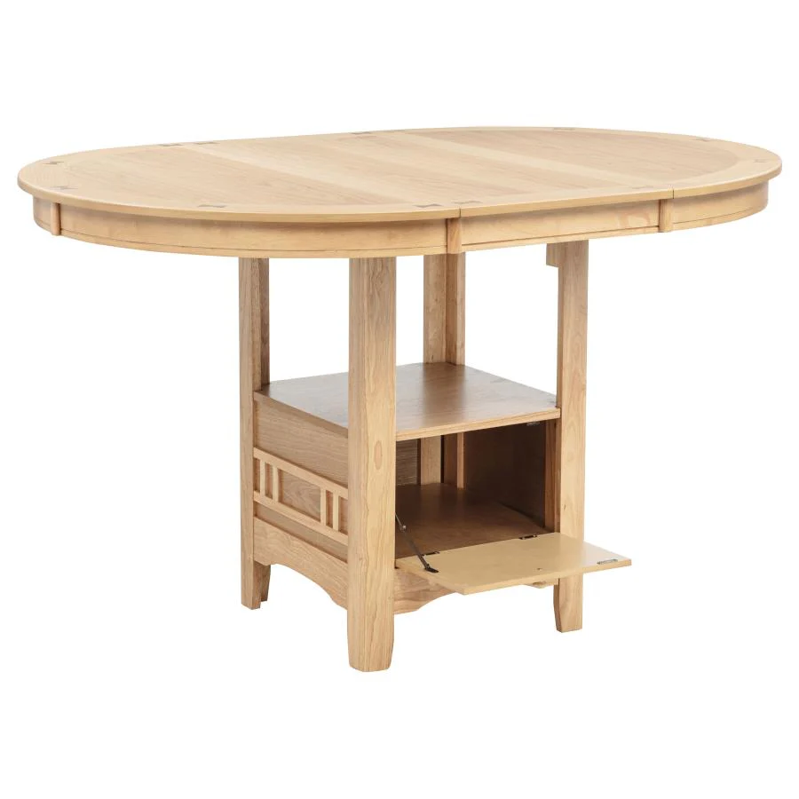 7357-lavon-5-piece-oval-counter-height-dining-set-light-oak-3.webp Lavon 5-piece Oval Counter Height Dining Set Light Oak