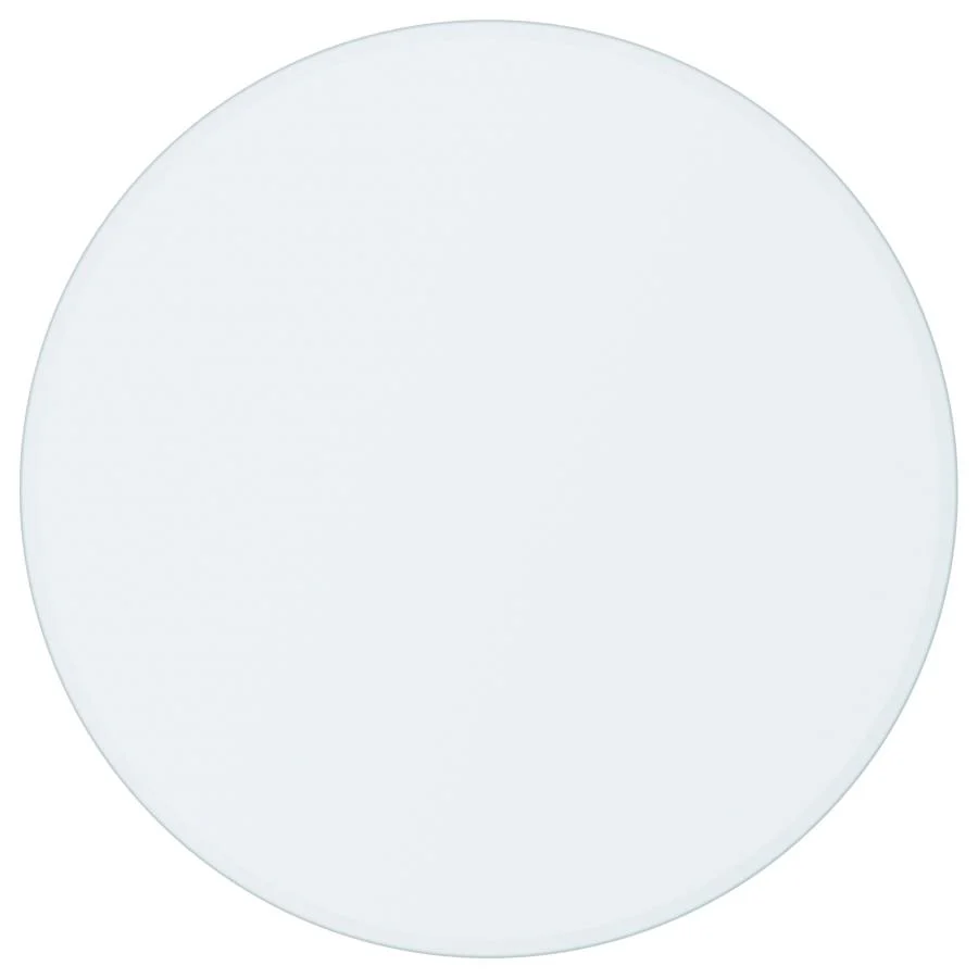 8mm Round Clear Tempered Glass Top
