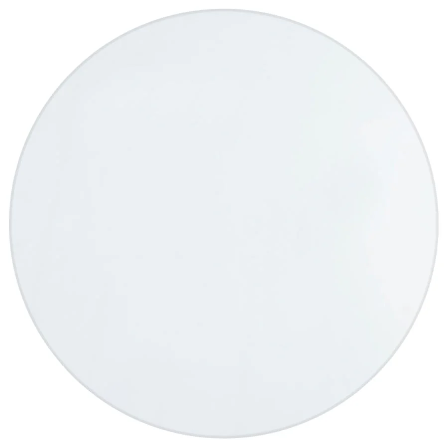 8mm Round Clear Tempered Glass Top
