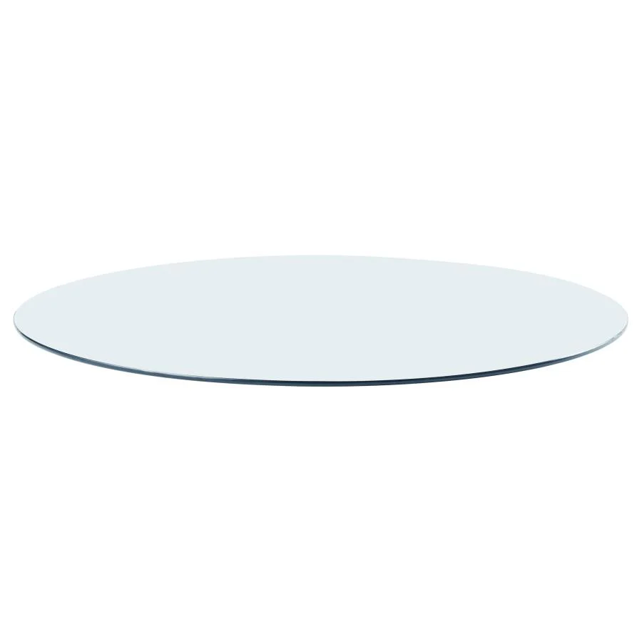 8mm Round Clear Tempered Glass Top