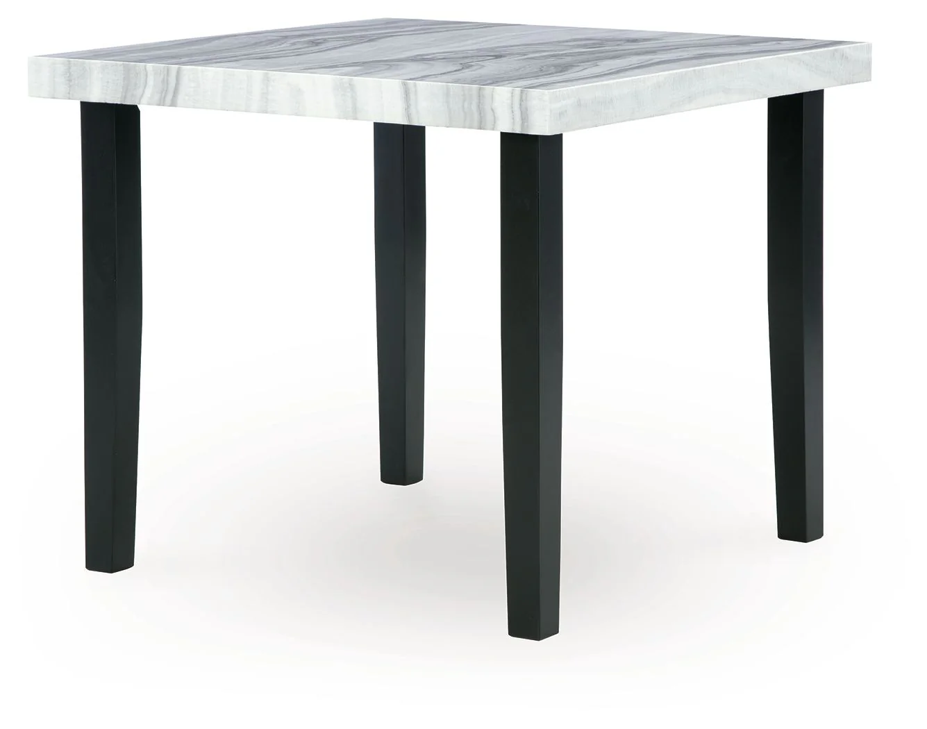 7373-mervannie-square-dining-room-counter-table-gray-black-1.webp Mervannie - Square Dining Room Counter Table - Gray / Black