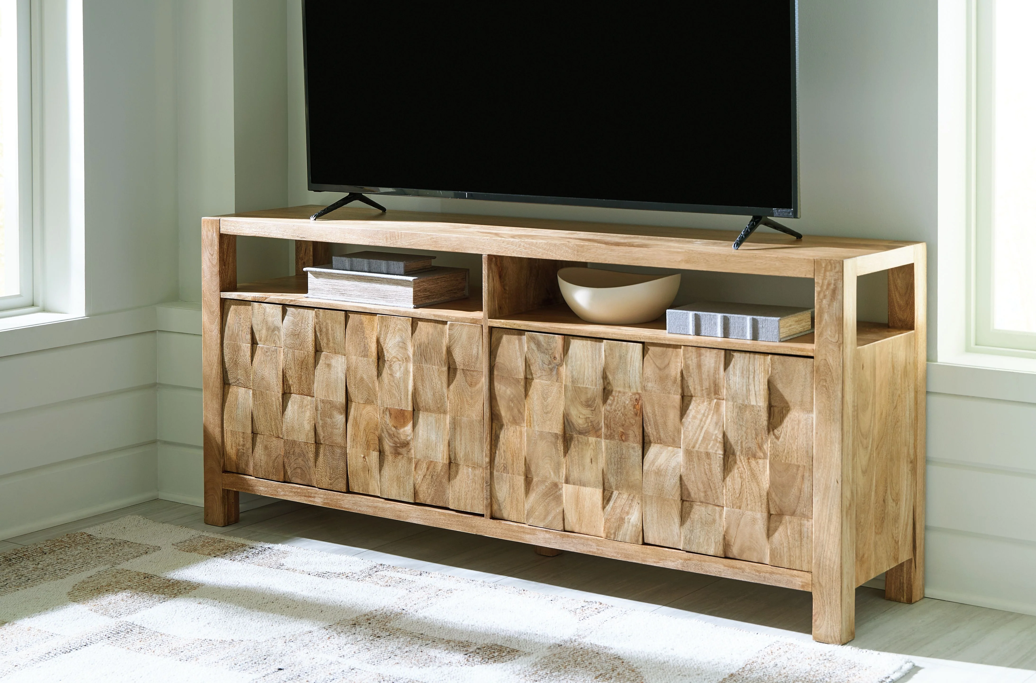 Hudwick - Accent Cabinet - Natural Brown