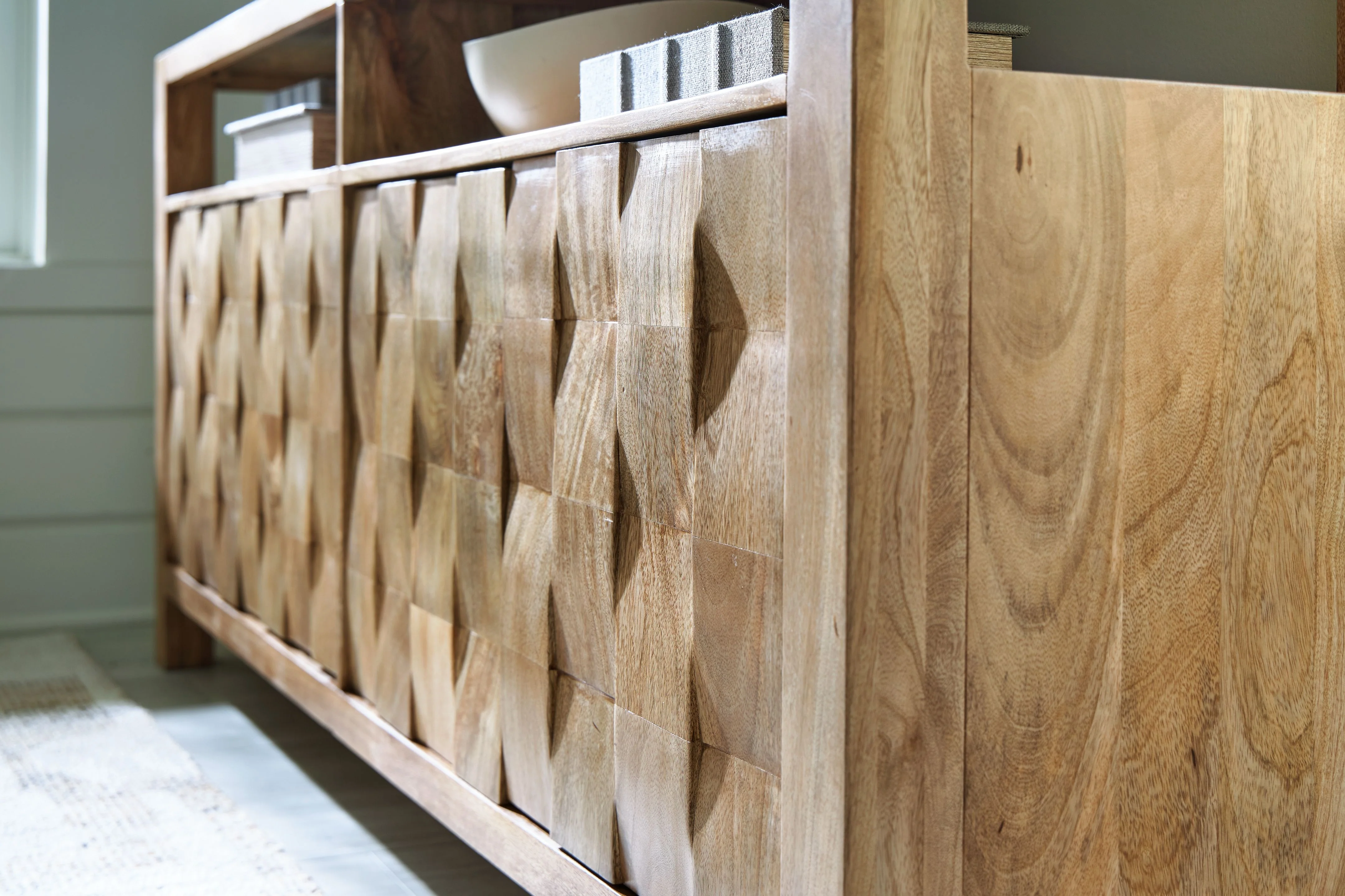 Hudwick - Accent Cabinet - Natural Brown