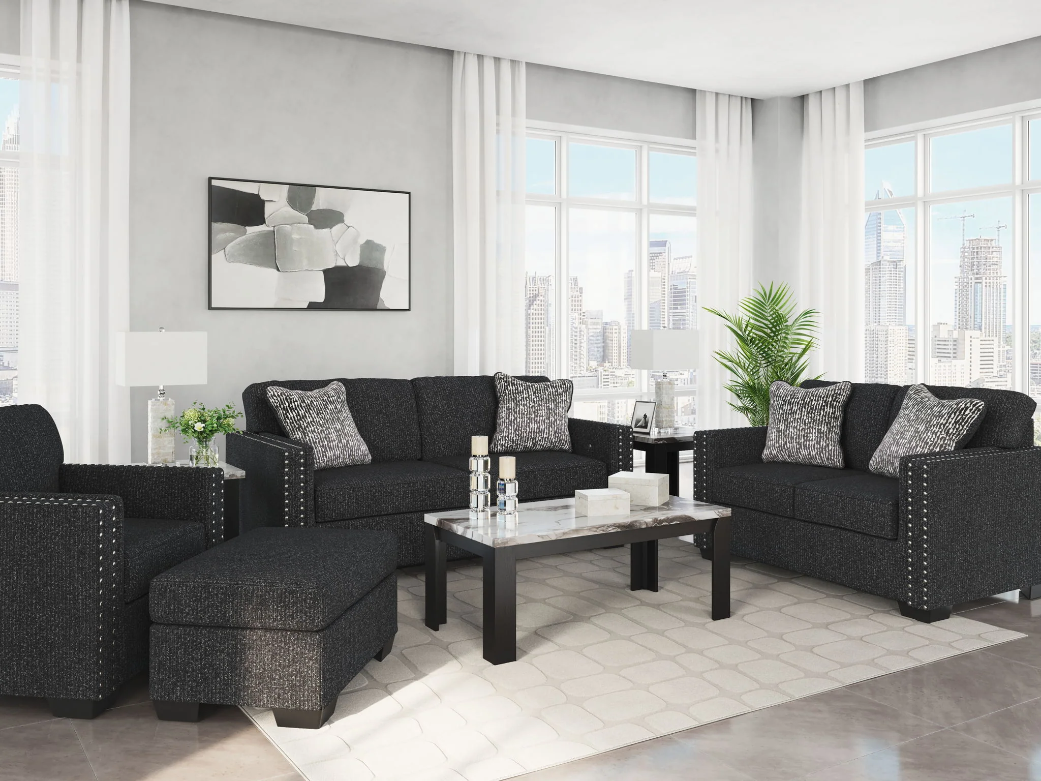 Jasmine Peaks - Living Room Set