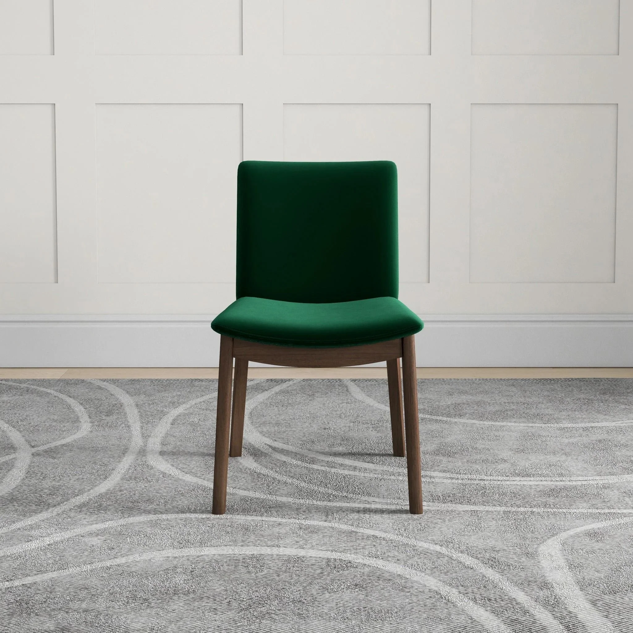 Laura - Mid-Century Modern Solid Wood Dining Chair (Set of 2)
