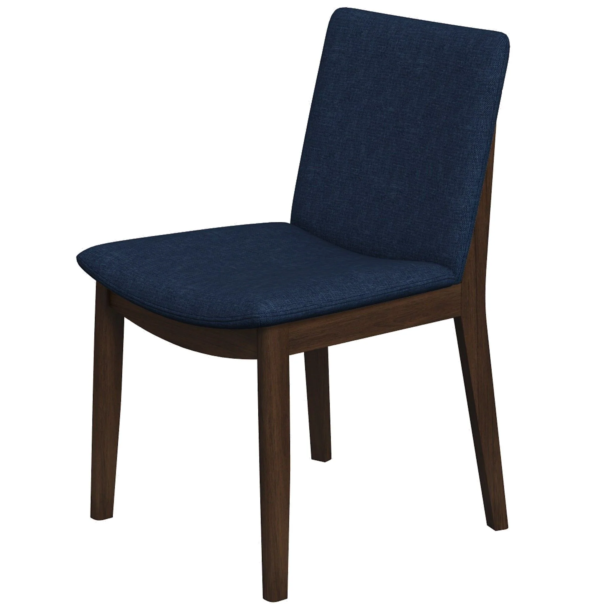 Laura - Mid-Century Modern Solid Wood Dining Chair (Set of 2)